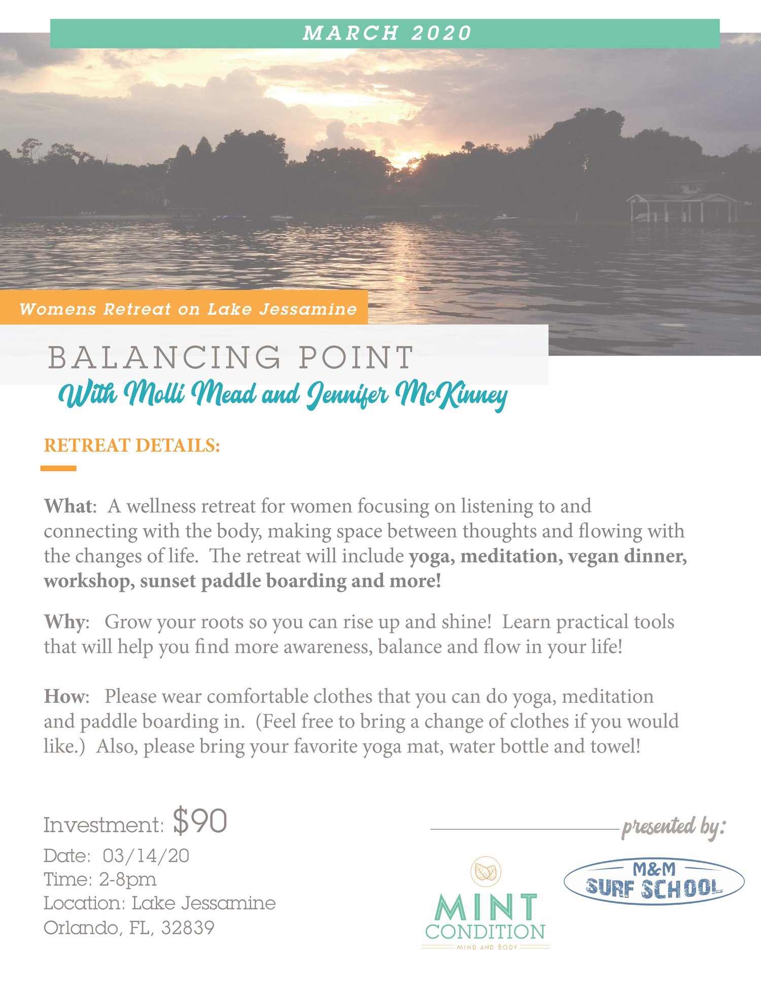 Balancing Point One Day Retreat March 2020